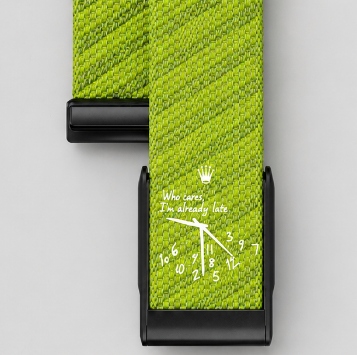 Bracelet CASSIAN | Time Vert Néon